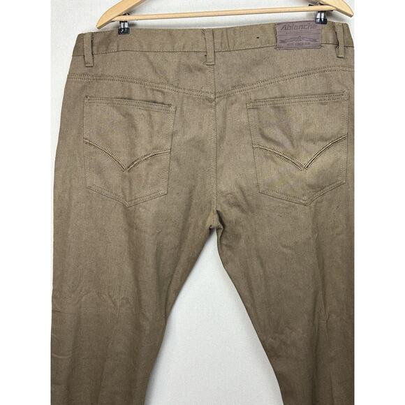 Ablanche New York Mens Brown Jeans 44x32 (31) 100% Cotton Casual Workwear - Picture 13 of 16